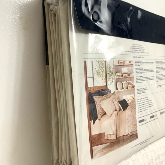 Vintage Ralph Lauren corso compañía stripes queen
flat sheet natural cream - Picture 13 of 13